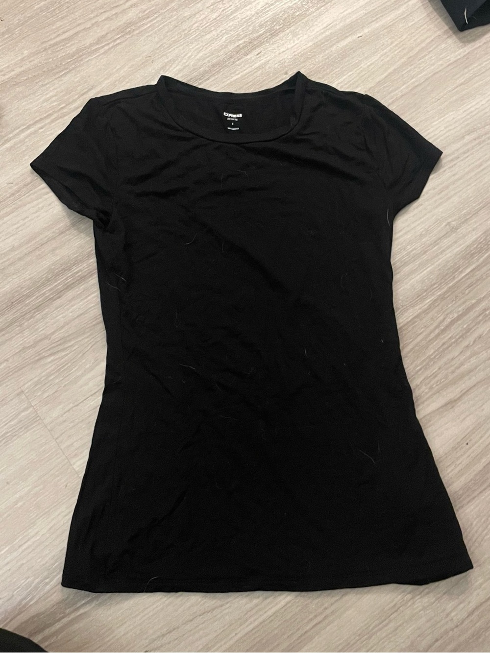 Express tee in black